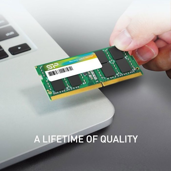 RAM-hukommelse DDR4 - Silicon Power - 16GB 2666MT/s - CL19 SODIMM - SP016GBSFU266X02