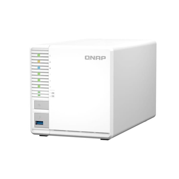 Lagerserver (NAS) - QNAP - TS-364 - Intel Celeron - 4 kerner/ 4 tråde - RAID 5