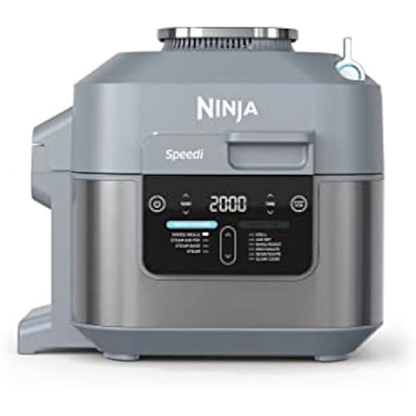 10-i-1 Multicooker - NINJA - Speedi - 5,7L - Måltider på 15 minuter - Oljefri luftfritering Havssalt grå