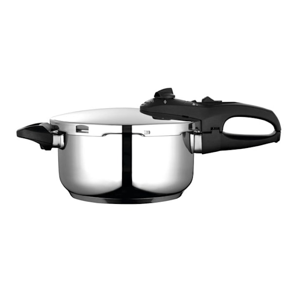 Autokokare 4 Liter, Induktion, Rostfritt Stål 18/10, 2 Trycknivåer FAGOR Duo 4 Silver 800017