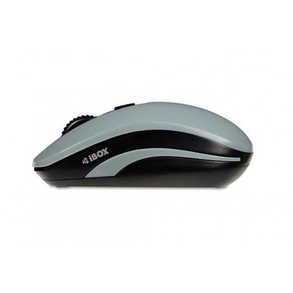 IBOX LORIINI RF langaton tietokonenäyttöhiiri - Musta - 1600 DPI - Ambidextra musta, Harmaa