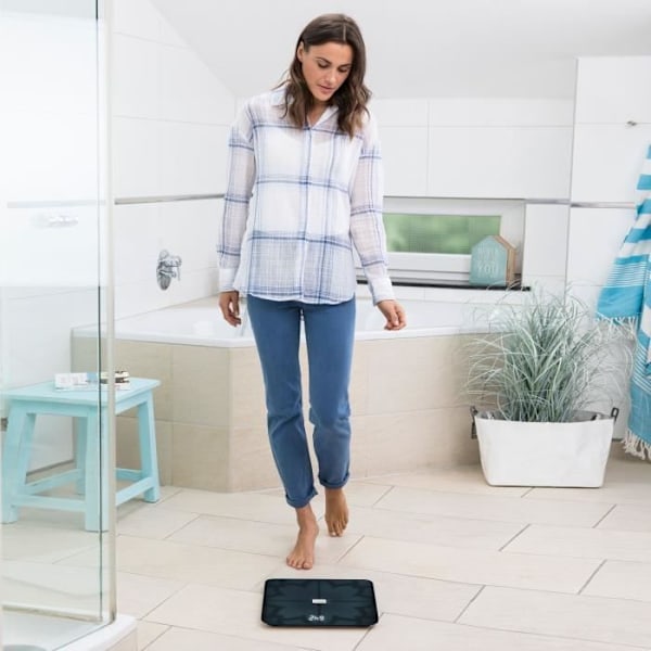 MEDISANA - Kehon koostumuksen analysoiva vaaka Connect Bluetooth - 40510 - Paristot mukana