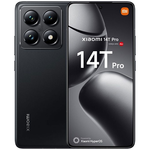 Xiaomi 14T Pro 12GB + 512GB Sort