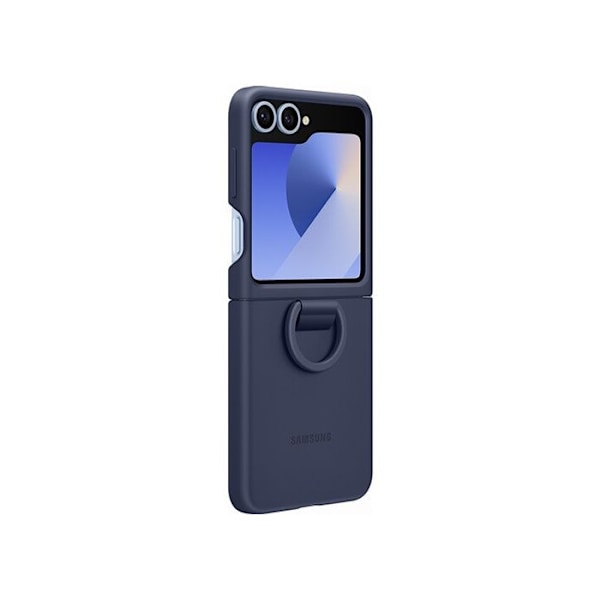 Coque - Samsung - Galaxy Z Flip 6 - Silikon - Mörkblå - Optimal skydd Nattblått