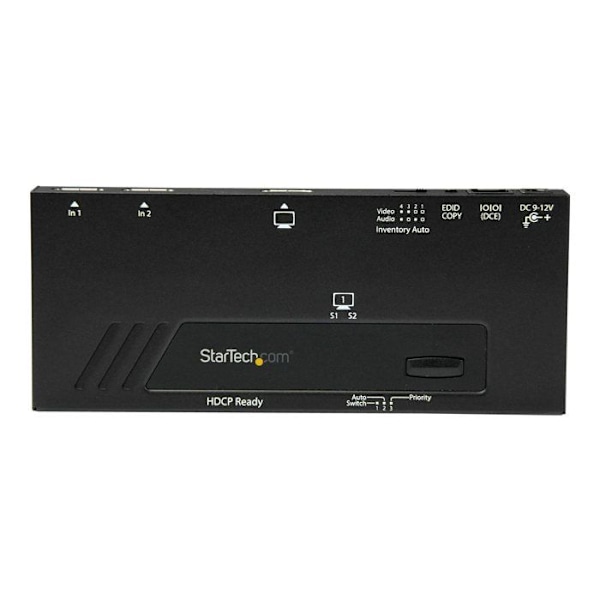 STARTECH HDMI-switch med hurtig omskiftning og automatisk registrering - 4K - 2 porte