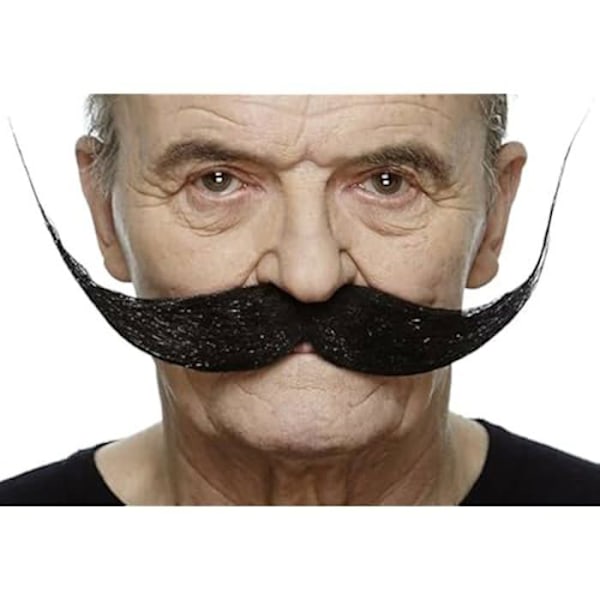 Mustasch - VIVING KOSTYMER - 202977 - One Size - Karneval - Blandad vuxen