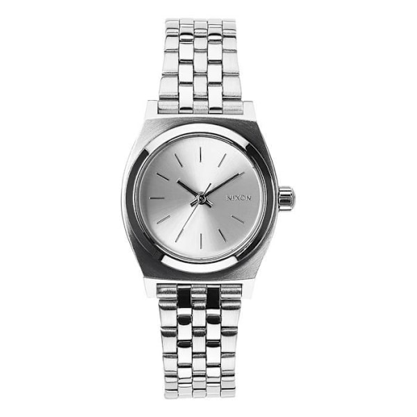 Kello - NIXON - Small Time Teller All Silver - Hopea - Metalli - Kvarts Sølv