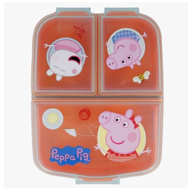 "Ruokalaatikko - Peppa Pig - 3 Osastoa - Oranssi - Vaaleanpunainen - Lapsi" Lyserød