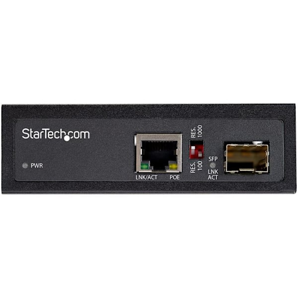 Switch - StarTech - IMC1GSFP60W - 1000 Mbit/s - IEEE 802.3 - Gigabit Ethernet Netværk