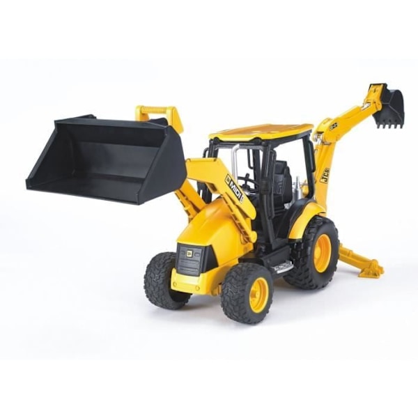 JCB Midi CX -kaivurikuormaaja - BRUDER - Toimiva ja irrotettava - Keltainen - Poika - 3 vuotta ja enemmän Gul