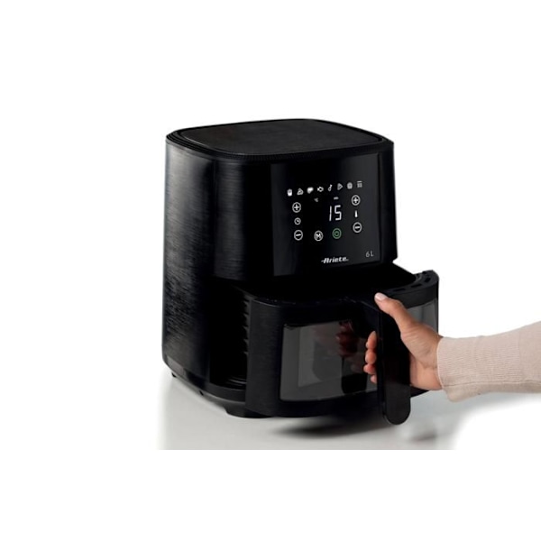 Ariete 4626 Oljefri Fritös Svart 1300 W 6 L