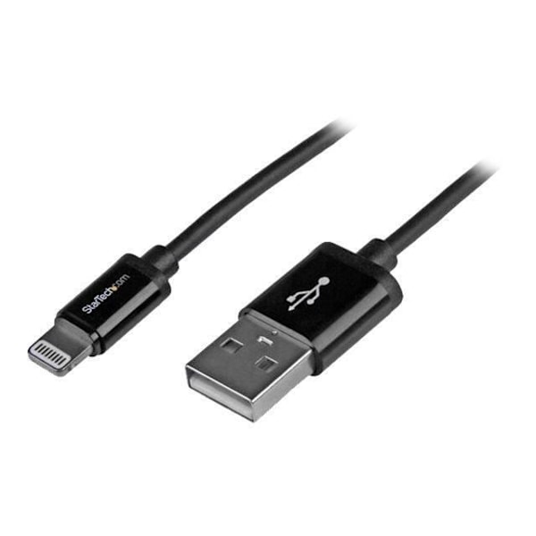 Lightning-kaapeli USB:lle 1m - STARTECH - USBLT1MB - Synkronointi ja lataus - Kaksoiseristys - Musta