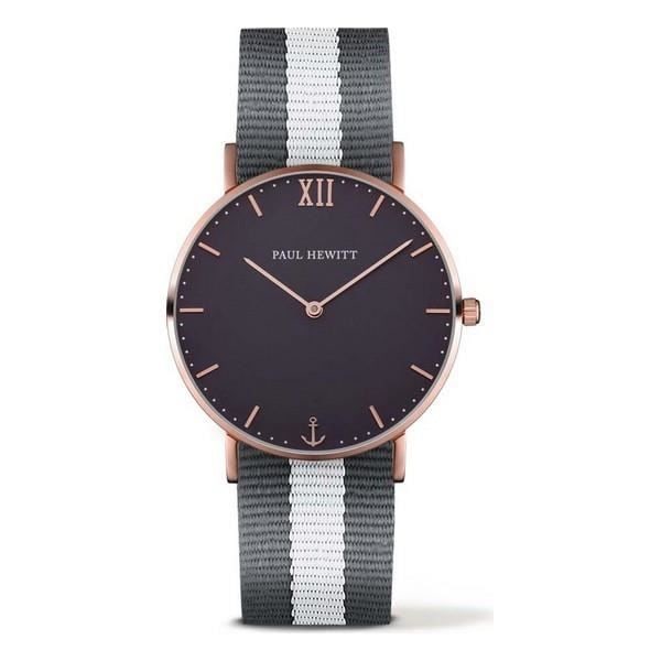 Kello - Paul Hewitt - PH-SA-R-ST-B-GRW-20 - Ø 39 mm - Kvartsikello - Nylon Vit, Grå, Rosa, Blå