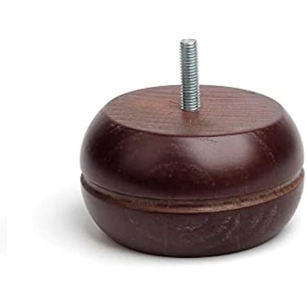 Huonekalun jalka - King - Mod.459 - Pyökki - Wengen väri - Korkeus 50 mm Flerfärgad