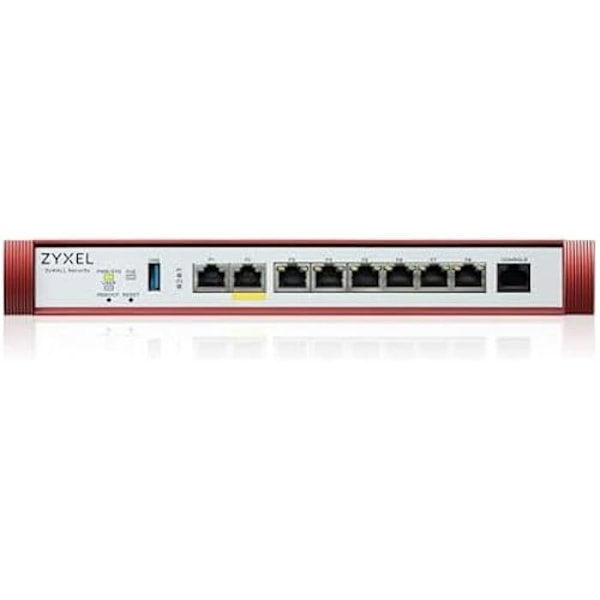 Router - ZYXEL - USG FLEX200 H-serien - Bra prestanda - Hög kvalitet - 1 x 2,5 G - 6 x 1 G - 1 x USB
