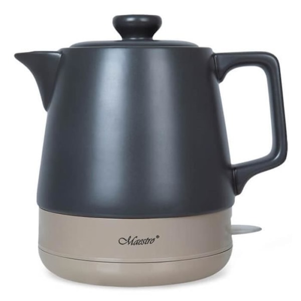 Keramisk elektrisk kedel 1l Maestro MR-071 Black 1000W sort Svart