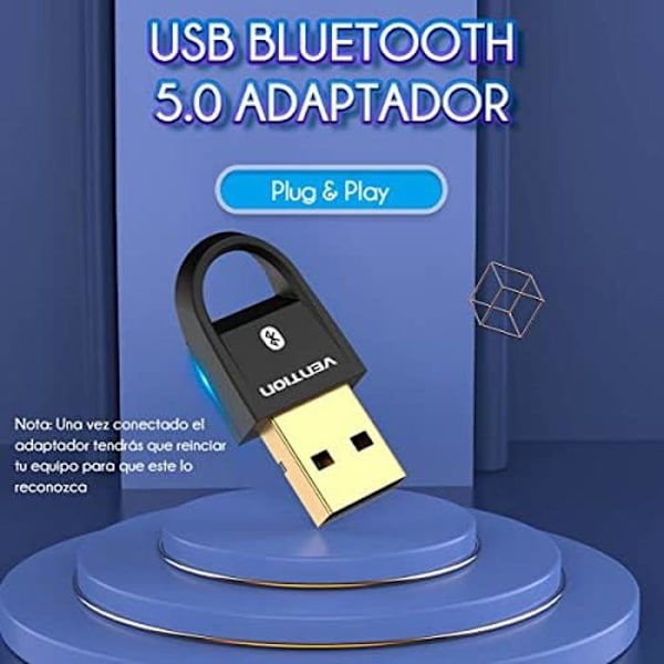 VENTION Bluetooth 5.0 USB Adapter - Sort
