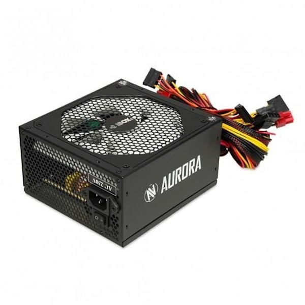 IBOX Aurora 700 W 20+4 pin ATX Virtalähde Musta musta