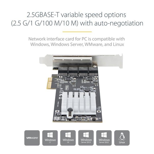 Komponentit - Startech - PR42GI-NETWORK-CARD lisätarvikkeet