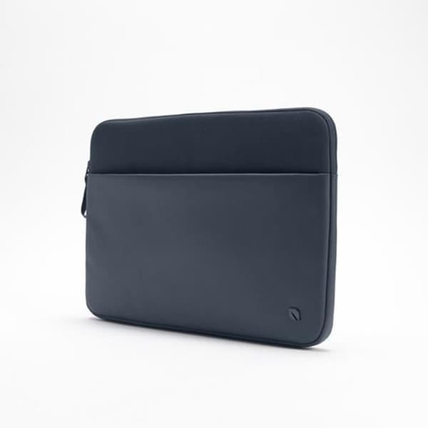 Housse - INCACE - MacBook Pro 14 tum - Polyester 900D - Foder av syntetisk päls - Mörkblå Blå