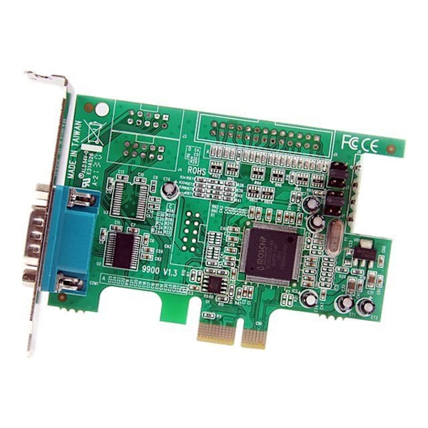 Matalaprofiilinen PCI Express -kortti 1 RS232-sarjaportilla - STARTECH - UART 16550 - PCIe