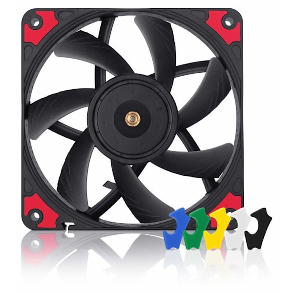 Noctua NF-A12x15 PWM chromax.black.swap blæser - 120mm Sort