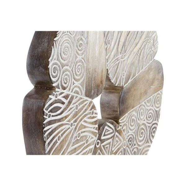 dekorativ abstrakt jernfigur (40 x 10 x 51 cm)