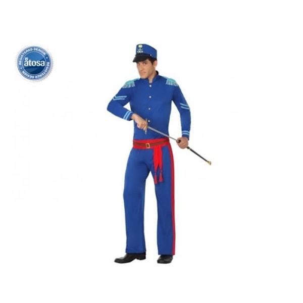 Amerikansk soldat kostume - ATOSA - Størrelse M/L - Polyester - Blå