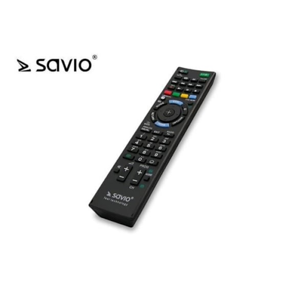SAVIO RC-08 TV-FJERNBETJENINGTRYK PÅ KNUSTERNE Sort