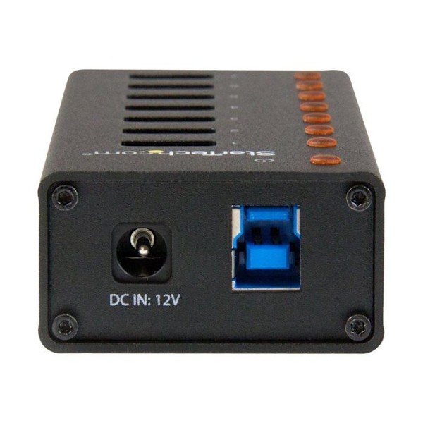 USB 3.0 - StarTech.com - ST7300U3M - 7 porttia - Seinälle asennettava - Metallinen kotelo