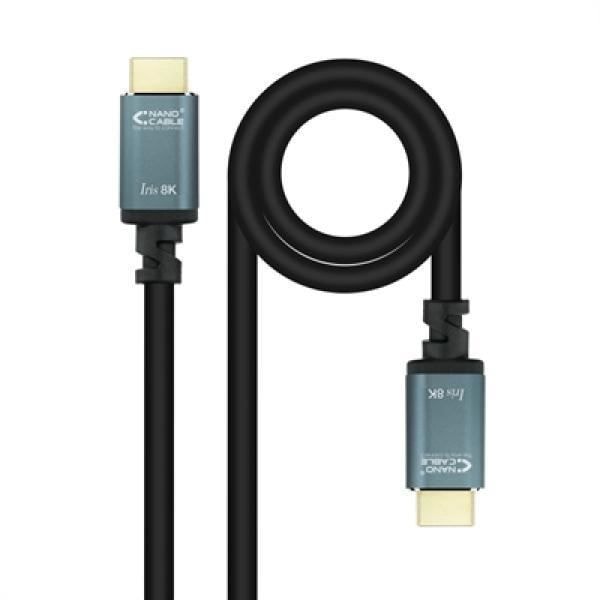 Nanocable 10.15.8001-L150. Kaapelin pituus: 1,5 m, Liitin 1: HDMI Tyyppi A (Standardi), Liittimen tyyppi 1: Uros, Liitin