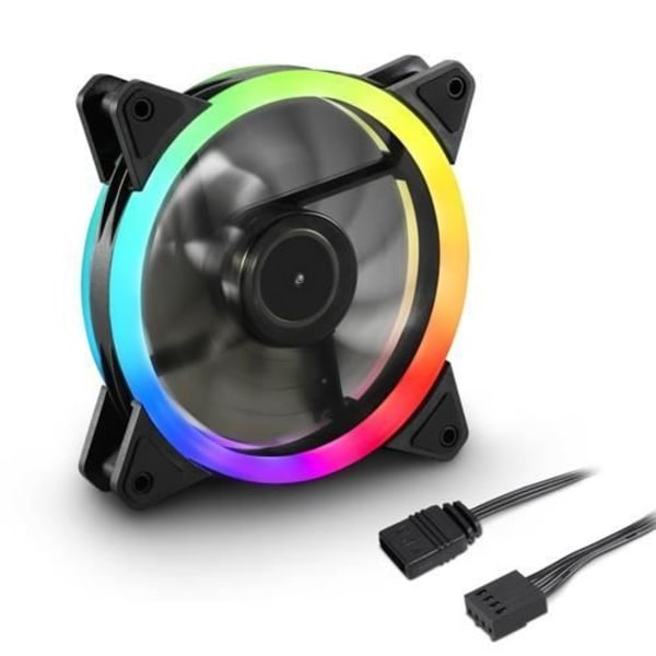 SHARKOON SHARK BLADES PWM PC CASE FAN 12 CM SORT 1 STK(E)