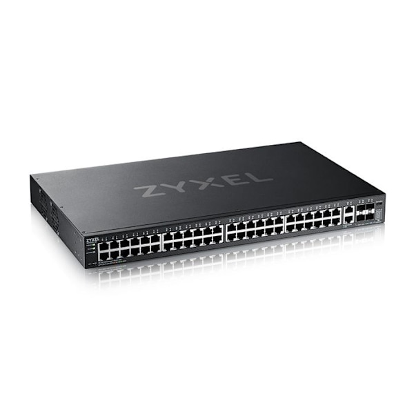 Switch Ethernet - ZYXEL - XGS2220-54 - 54 porte - Sort - Kvalitetsydelser