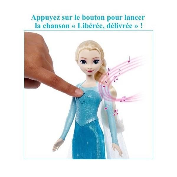 Disney - Frost - Elsa Syngende Dukke - Sang på 4 Sprog - 3 år+ - JDX48