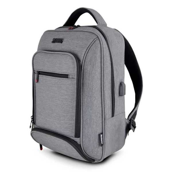 Ryggsäck för bärbar dator - URBAN FACTORY - MCE15UF - 15,6'' - USB-port - Grå melerat