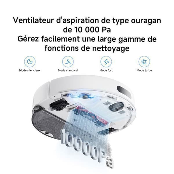 Xiaomi S40 robotdammsugare 5200 mAh Vit Vit