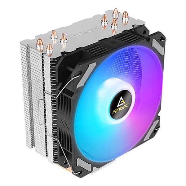 Antec A400i kabineblæser (120 mm) Sort, Kobberfarve, Sølv