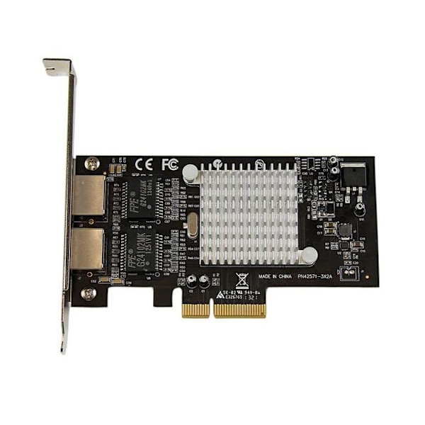 PCI Express -verkkokortti 2 porttia Gigabit Ethernet RJ45 10/100/1000Mbps - POE/PSE - STARTECH