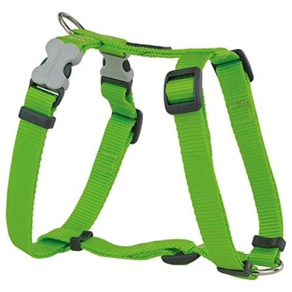 Hundeharness - RED DINGO - Limegrøn - Størrelse S - Bredde 12 mm - Sikker og komfortabel limegrön