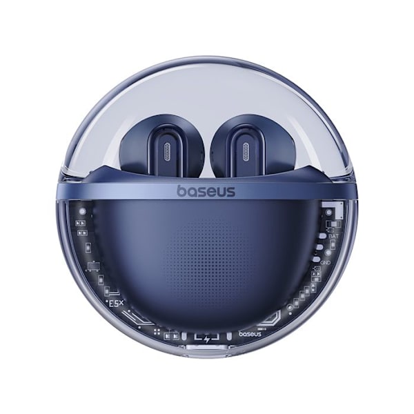 Langattomat kuulokkeet - Baseus - Bowie E5x - Bluetooth 5.3 - Melunvaimennus - Syvänmeren sininen Dybdehav Blå