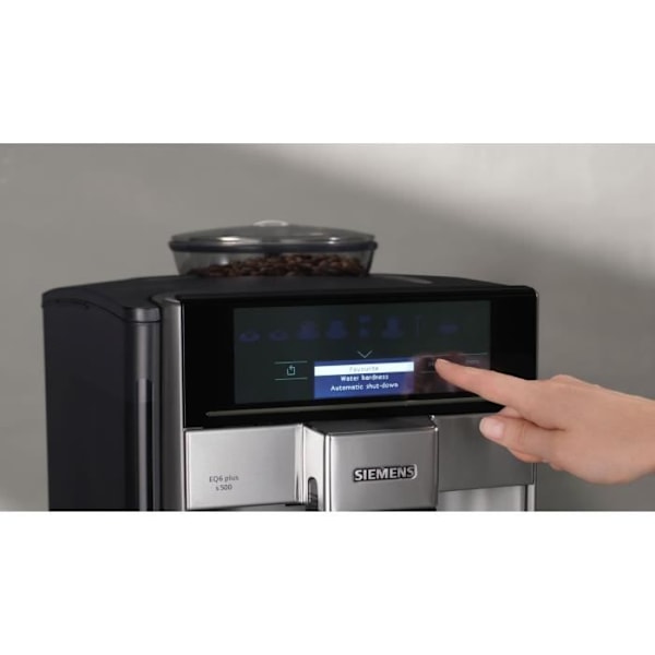 Espressomylly - SIEMENS - EQ6 PLUS - Inox hopea Grå