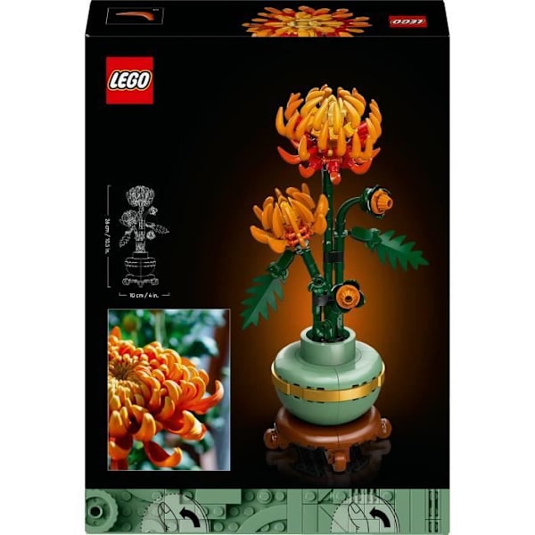 LEGO® Icons 10368 Krysantemum - byggbart blomsterdekorationsset för vuxna mångfärgad