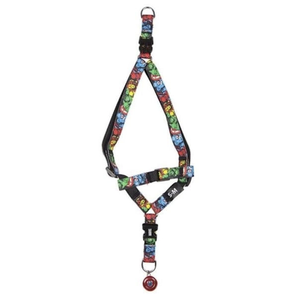 Koiran valjaat - MARVEL - XXS/XS - Pituus 29-41cm - Leveys 1,5cm - Väri Musta