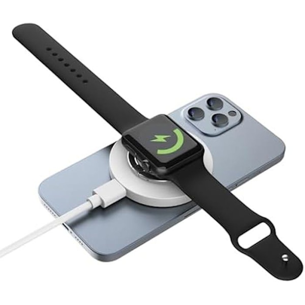 Muvit trådløs oplader til iPhone med stativ og Type-C-kabel medfølger