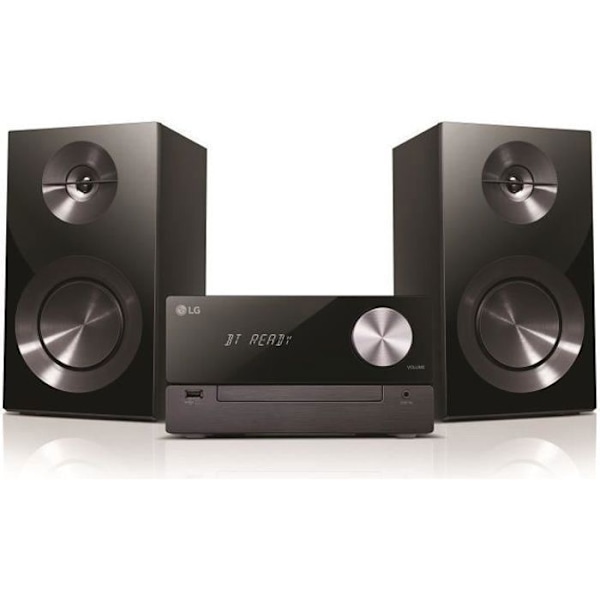 Micro HiFi System LG CM2460 - Audio CD-afspiller, USB, Bluetooth, FM Radio - Sort Sort