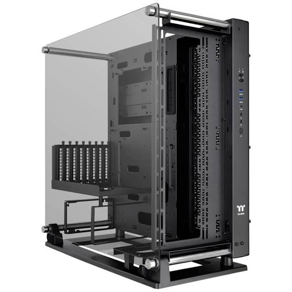 PC-kabinet - THERMALTAKE - Core P3 TG Pro - Sort - Mid Tower - Tempereret glas Sort