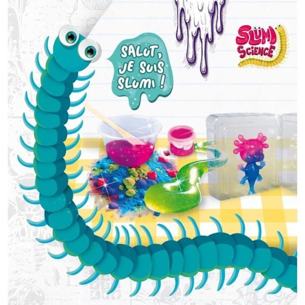 Tasku AXOLOTL - Tieteellinen Kitti - SLUMI SCIENCE - Taikakomponentit, Hauska Kokemus
