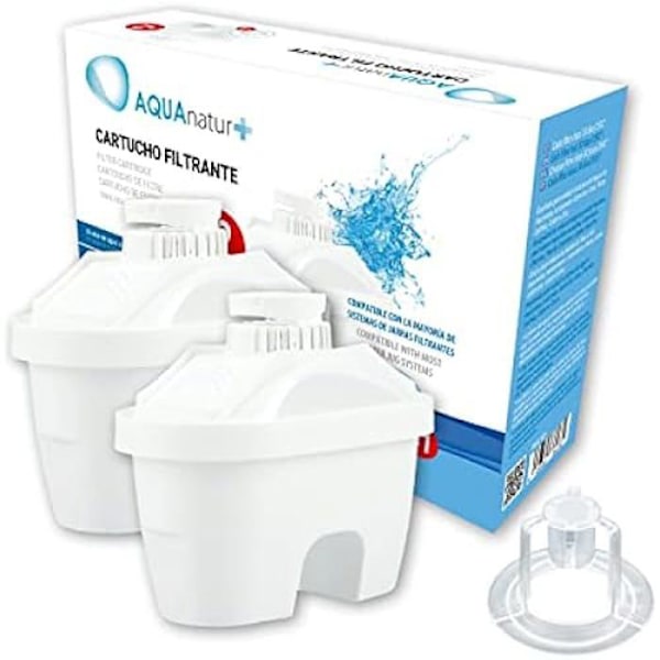 TM Electron TMFIL102+ Vattenfilter - Set med 2 - Kompatibel med Maxtra och Maxtra+ kannor