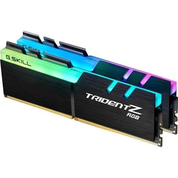 Trident RAM G.SKILL med RGB, DDR4, 32 GB, 4000 MHz, CL18 (F4-4000C18D-32GTZR)