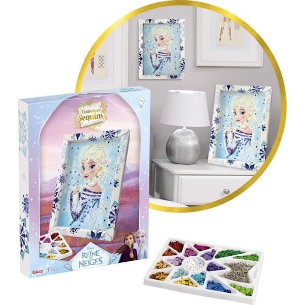 Skabelon spil - LANSAY - Sequin kollektion - ELSA FRA KOLDEN - Fra 7 år FLERFÄRGAD